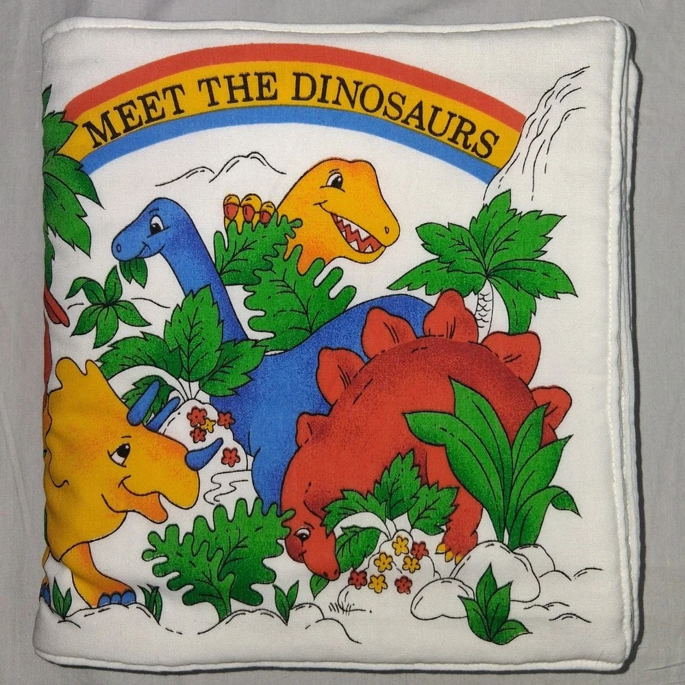 Meet the Dinosaurs‎ Fabric Book Soft Play Educational Baby Toddler Learn ABC